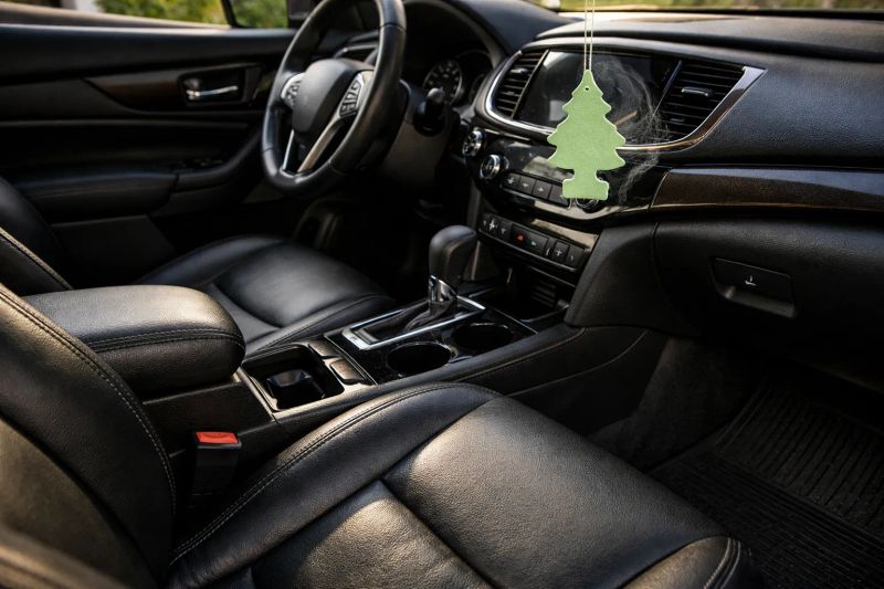 Car interior after detailing